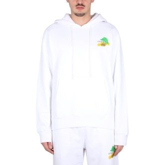 off-white sweatshirt with logo print