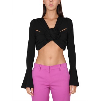 magda butrym top with pink