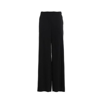 Pantalone cady. Modello ampio e vita alta. Comodo ed elegante al tempo stesso. 
