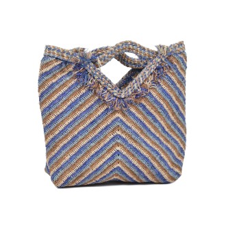 Made For A Woman - Georgette Shopping Bag Blue