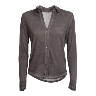 Majestic - Shirt Marron glace