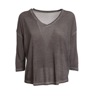 Majestic - T-shirt Marron glace
