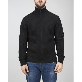 C.P. COMPANY Merino Wool Stand Collar Knit C.P. Company