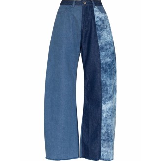 MARQUES ALMEIDA ss22tr0014dnp blue patchwork