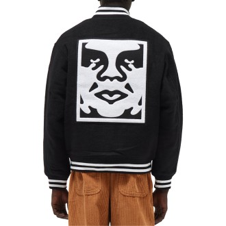 Obey Giacche Bomber Uomo Black