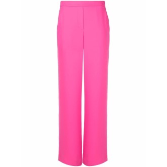 P.A.R.O.S.H. Pantaloni rosa con elastico in vita