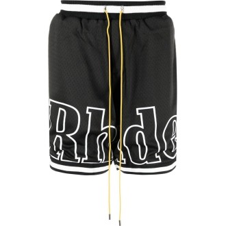 RHUDE pantaloncini neri 