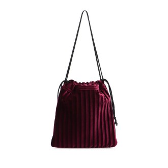 Anita Bilardi Pocket Plissè Velluto Small
