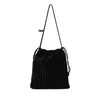 Anita Bilardi Pocket Plissè Velluto Small