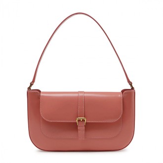 By Far - Salmon Leather Miranda Shoulder Bag