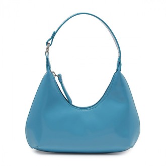 By Far - Light Blue Leather Baby Amber Shoulder Bag
