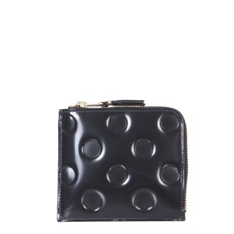 comme des garcons wallet leather wallet