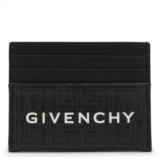 Givenchy - Black Leather 4g Card Holder
