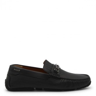 Bally - Black Leather Philip Loafers