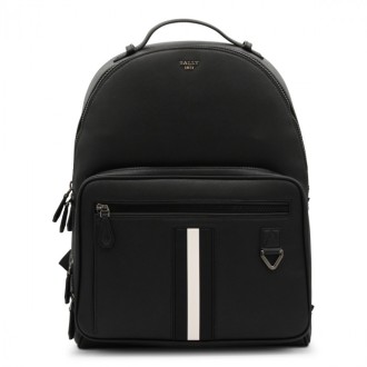 Bally - Black Leather Maverick Backpack