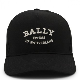 Bally - Black Cotton Baseball Cap