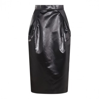 Maison Margiela - Black Satin Skirt