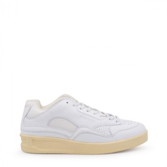 Jil Sander - White Leather Sneakers