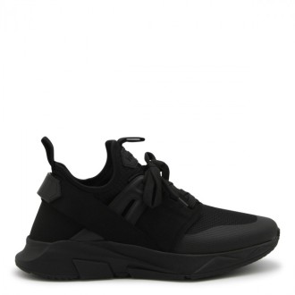 Tom Ford - Black Suede Low Top Sneakers
