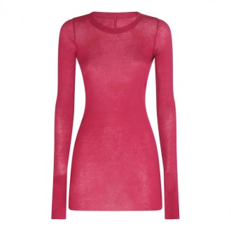 Rick Owens - Fuchsia Cotton T-shirt