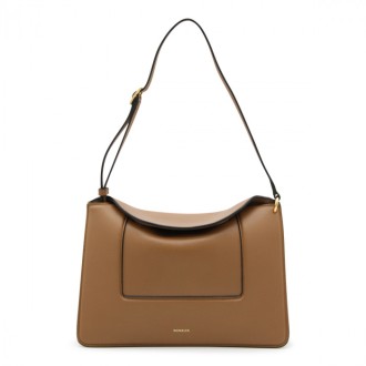 Wandler - Brown Leather Penelope Shoulder Bag