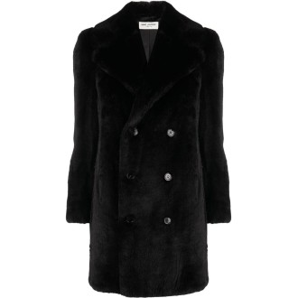 Saint Laurent Faux Fur Caban