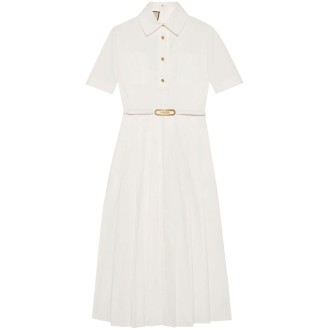 Gucci Cotton Poplin Long Dress