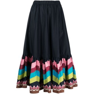 La Double J `Sunset` Long Skirt