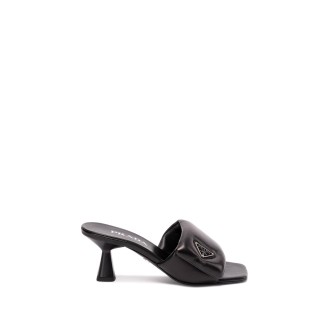 Prada Padded Nappa Leather Sandals