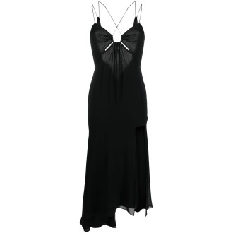 The Andamane `Layla Midi` Asymmetric Halterneck Midi Dress