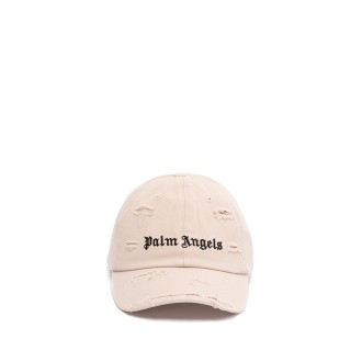 Palm Angels `Ripped Logo` Cap