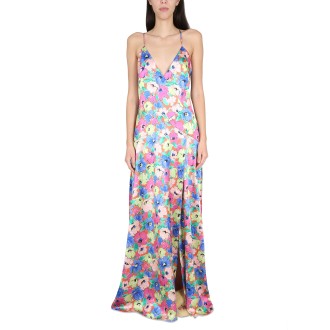 rotate birger christensen v-neck dress
