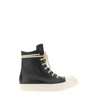 rick owens leather sneakers
