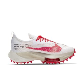 Nike Air Zoom Tempo NEXT% Off White White Solar Red