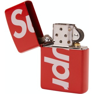 Supreme Logo Zippo Red