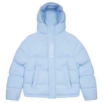 Trapstar Decoded Hooded Puffer 2.0 Ice Blue