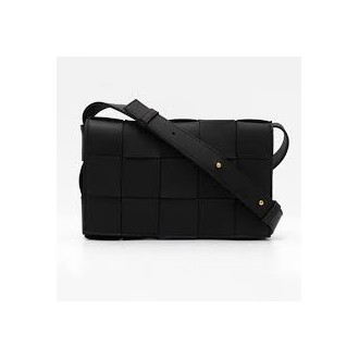 BOTTEGA VENETA Borsa cross body nera 