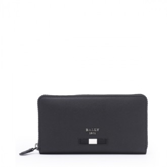 Bally - Black Leather Wallet