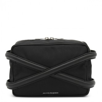 Alexander Mcqueen - Black Nylon Harness Crossbody Bag