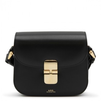 A.p.c. - Black Leather Grace Shoulder Bag