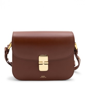 A.p.c. - Noisette Leather Grace Shoulder Bag