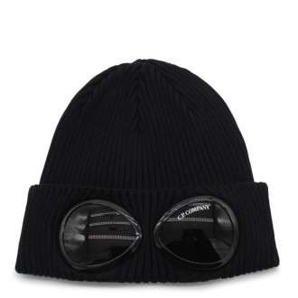 Cp Company - Navy Blue Cotton Beanie