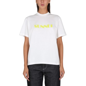 sunnei t-shirt with logo