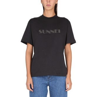 sunnei t-shirt with logo