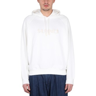sunnei sweatshirt with logo embroidery