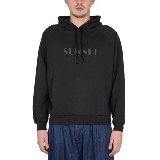 sunnei sweatshirt with logo embroidery
