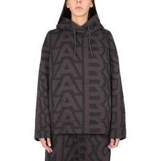 marc jacobs monogram logo sweatshirt