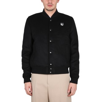 maison kitsuné bomber classic teddy