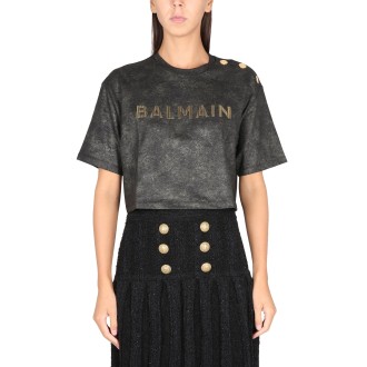 balmain t-shirt with logo