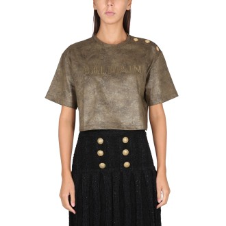 balmain t-shirt with logo